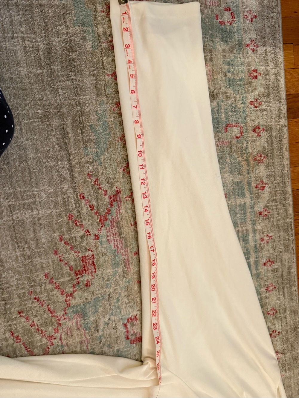 Express V-Neck Tie Waist Straight Leg Jumpsuit with Pockets-White - Picture 7 of 14